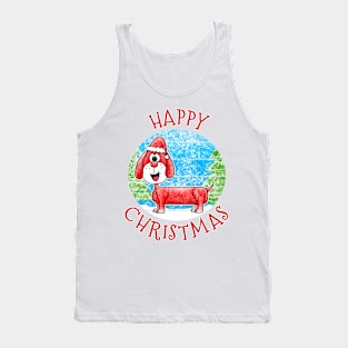 Christmas Dachshund Dog Xmas 2022 Tank Top